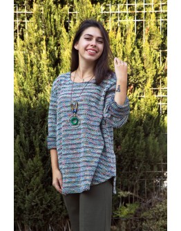 блуза с колие 